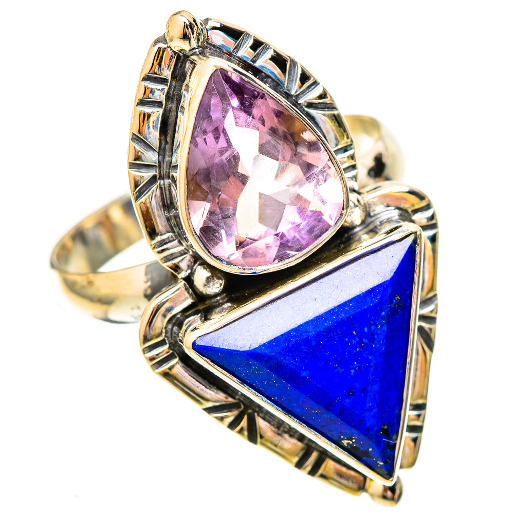 Lapis Lazuli Rings handcrafted by Ana Silver Co - RING122949 - Photo 2