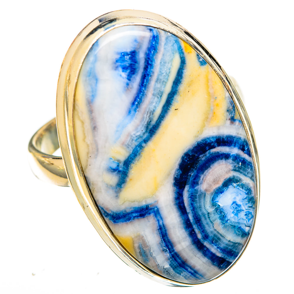 Blue Scheelite Rings handcrafted by Ana Silver Co - RING122954 - Photo 2