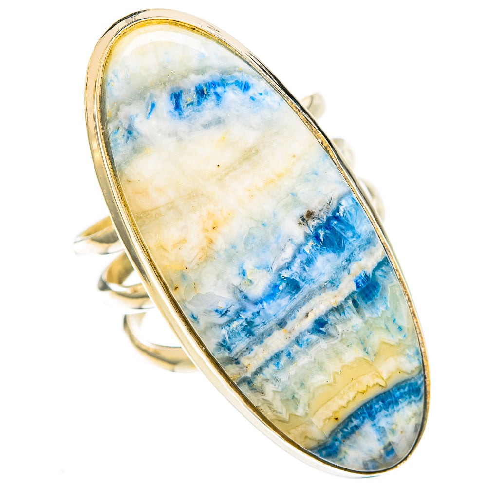 Blue Scheelite Rings handcrafted by Ana Silver Co - RING122955 - Photo 2