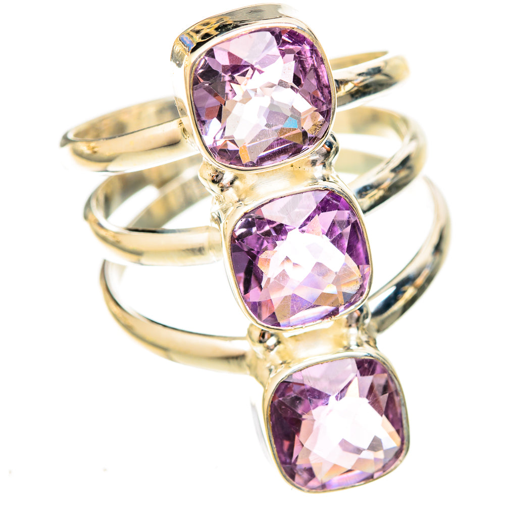 Amethyst Rings handcrafted by Ana Silver Co - RING122961 - Photo 2
