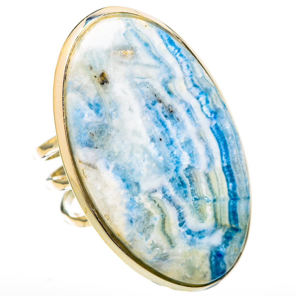 Blue Scheelite Rings handcrafted by Ana Silver Co - RING122966 - Photo 2