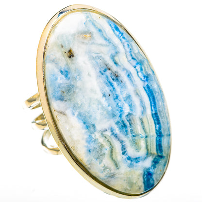 Blue Scheelite Rings handcrafted by Ana Silver Co - RING122966 - Photo 2