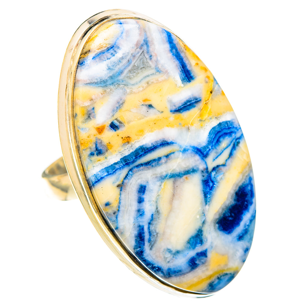 Blue Scheelite Rings handcrafted by Ana Silver Co - RING122967 - Photo 2