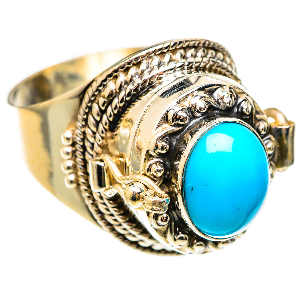 Turquoise Rings handcrafted by Ana Silver Co - RING122974 - Photo 2