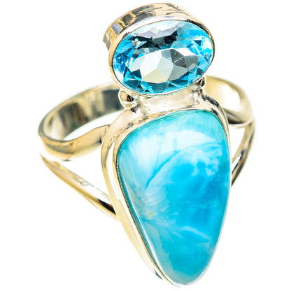 Larimar Rings handcrafted by Ana Silver Co - RING122975 - Photo 2