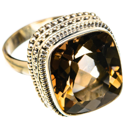 Smoky Quartz Rings handcrafted by Ana Silver Co - RING122978 - Photo 2