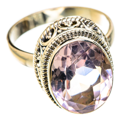 Pink Amethyst Rings handcrafted by Ana Silver Co - RING122981 - Photo 2