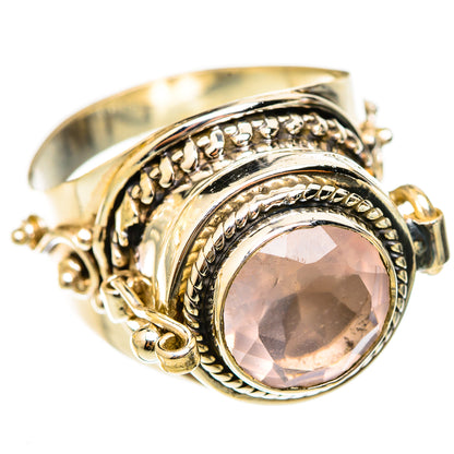 Rose Quartz Rings handcrafted by Ana Silver Co - RING123003 - Photo 2