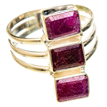 Ruby Rings handcrafted by Ana Silver Co - RING123004 - Photo 2