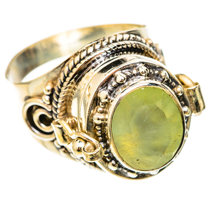 Prehnite Rings handcrafted by Ana Silver Co - RING123021 - Photo 2