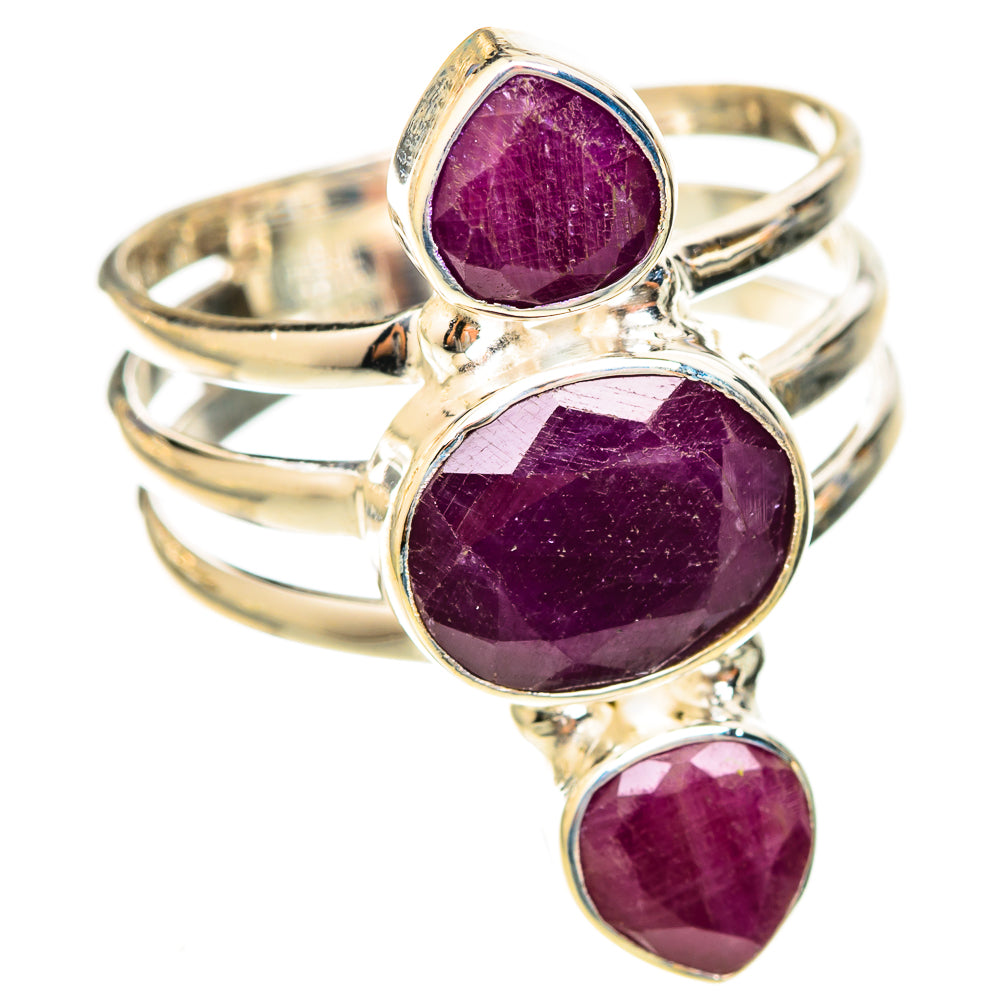 Ruby Rings handcrafted by Ana Silver Co - RING123026 - Photo 2
