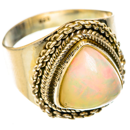Ethiopian Opal Rings handcrafted by Ana Silver Co - RING123034 - Photo 2