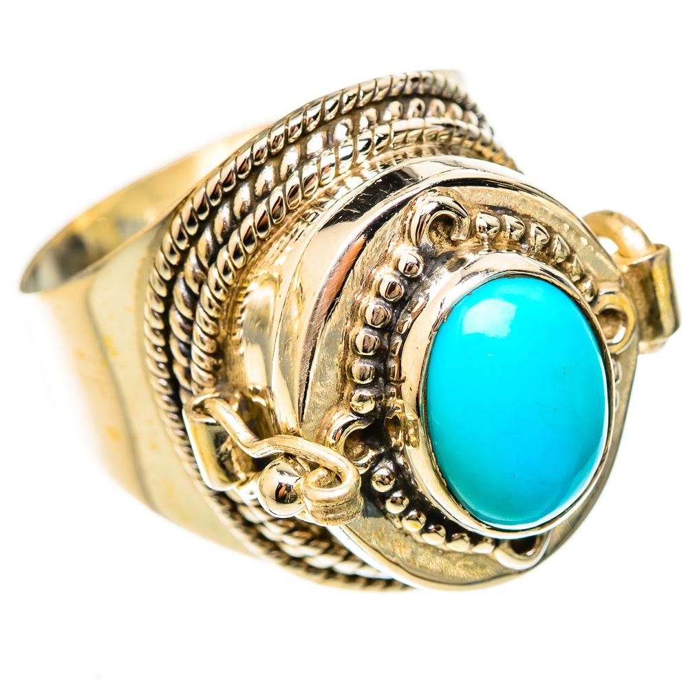 Turquoise Rings handcrafted by Ana Silver Co - RING123037 - Photo 2