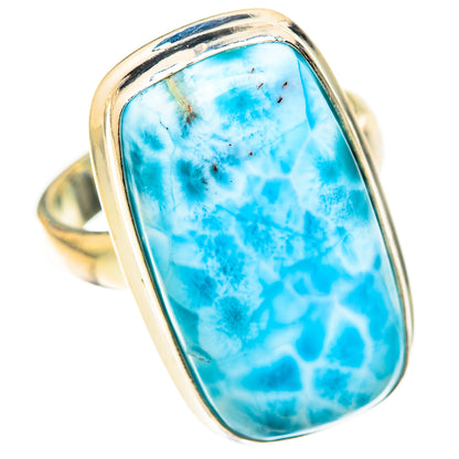 Larimar Rings handcrafted by Ana Silver Co - RING123040 - Photo 2