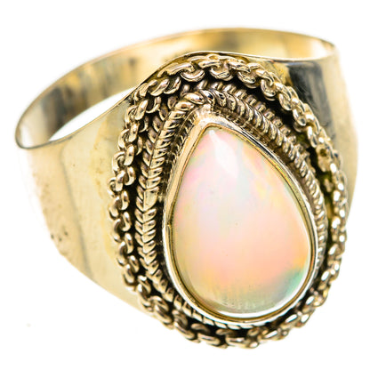 Ethiopian Opal Rings handcrafted by Ana Silver Co - RING123053 - Photo 2