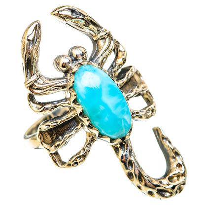 Larimar Rings handcrafted by Ana Silver Co - RING123054 - Photo 2