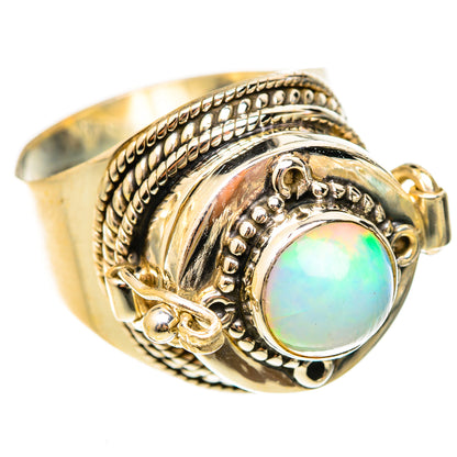 Ethiopian Opal Rings handcrafted by Ana Silver Co - RING123071 - Photo 2