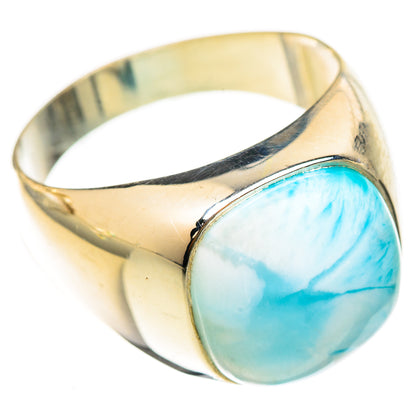 Larimar Rings handcrafted by Ana Silver Co - RING123073 - Photo 2