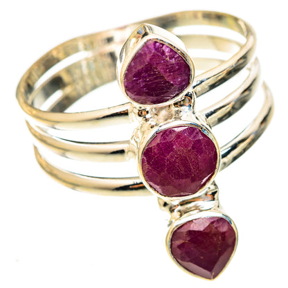 Ruby Rings handcrafted by Ana Silver Co - RING123098 - Photo 2