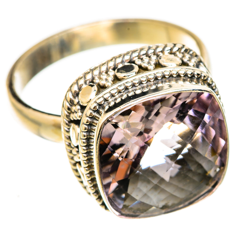 Pink Amethyst Rings handcrafted by Ana Silver Co - RING123099 - Photo 2