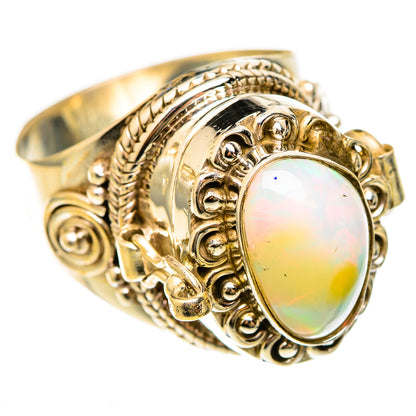 Ethiopian Opal Rings handcrafted by Ana Silver Co - RING123104 - Photo 2