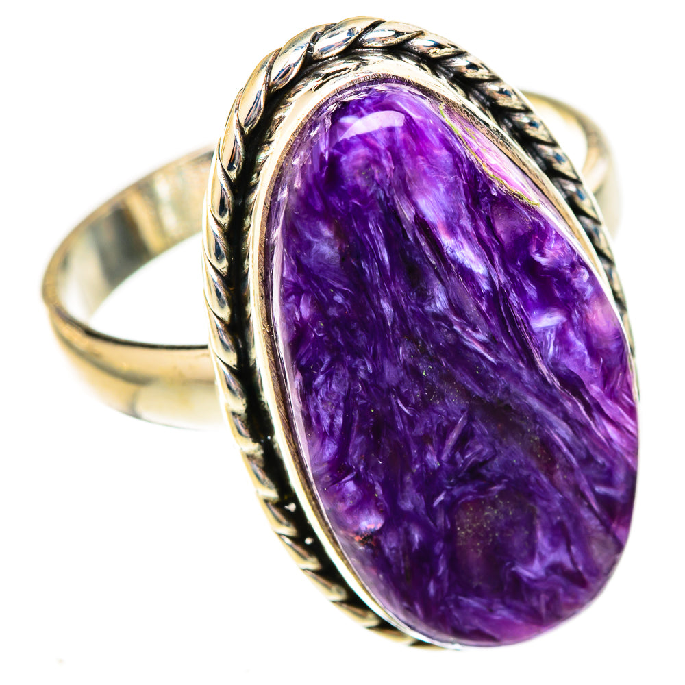 Charoite Rings handcrafted by Ana Silver Co - RING123116 - Photo 2