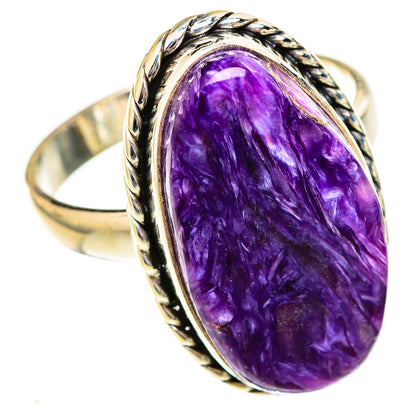 Charoite Rings handcrafted by Ana Silver Co - RING123116 - Photo 2