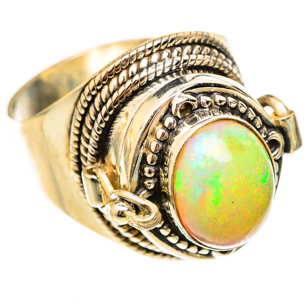 Ethiopian Opal Rings handcrafted by Ana Silver Co - RING123120 - Photo 2