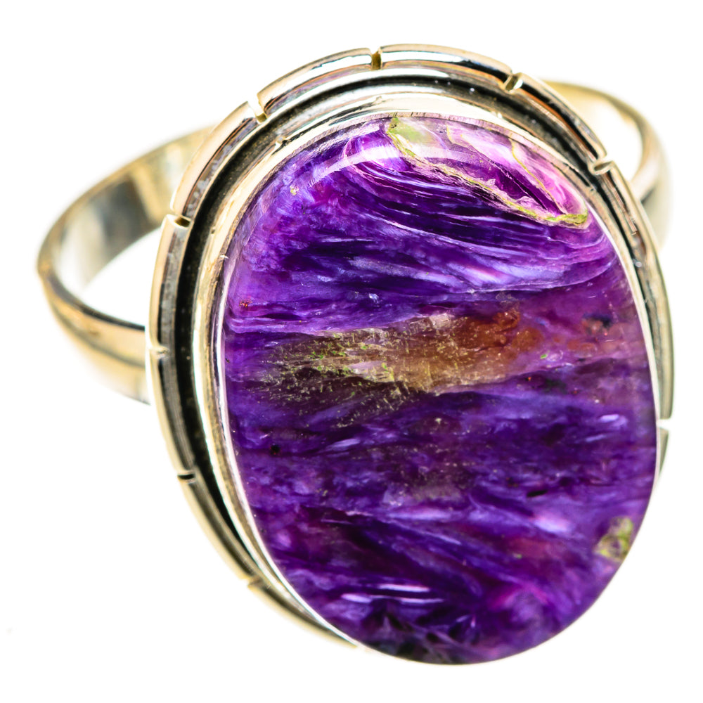 Charoite Rings handcrafted by Ana Silver Co - RING123131 - Photo 2