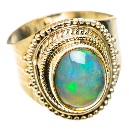 Ethiopian Opal Rings handcrafted by Ana Silver Co - RING123135 - Photo 2