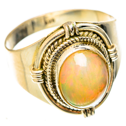 Ethiopian Opal Rings handcrafted by Ana Silver Co - RING123137 - Photo 2