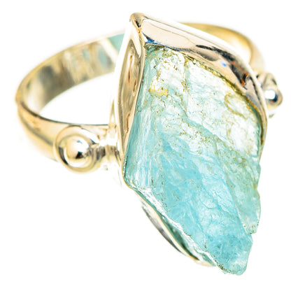 Aquamarine Rings handcrafted by Ana Silver Co - RING123142 - Photo 2