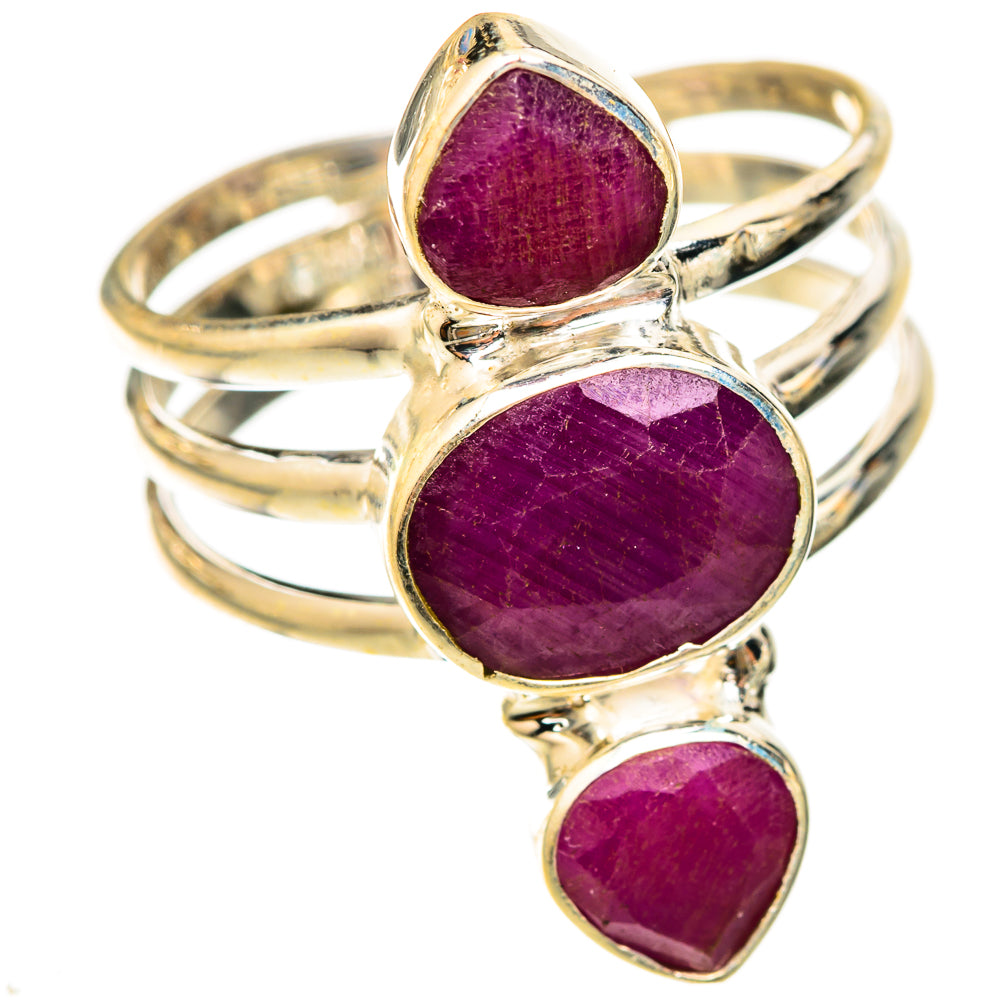 Ruby Rings handcrafted by Ana Silver Co - RING123144 - Photo 2