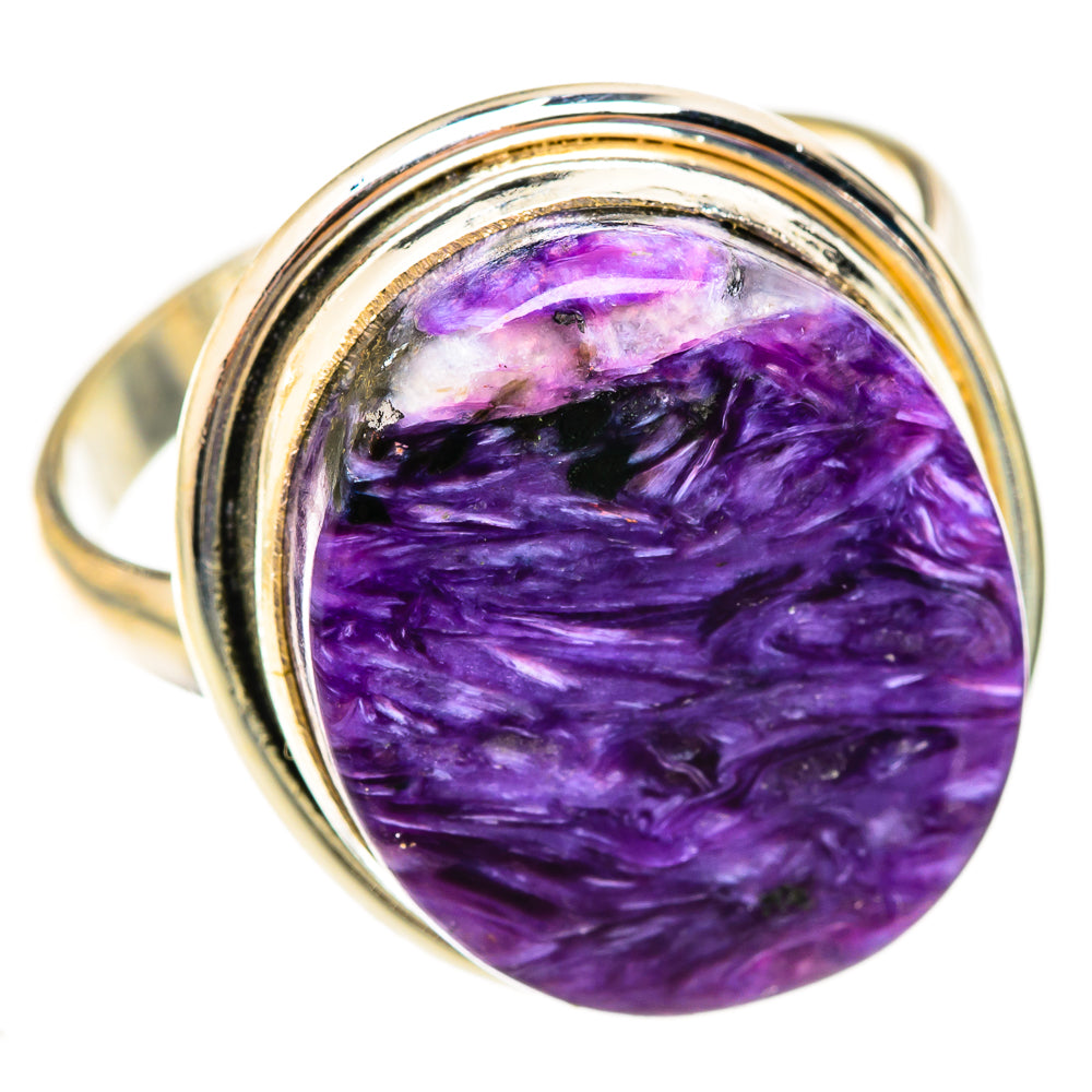 Charoite Rings handcrafted by Ana Silver Co - RING123146 - Photo 2