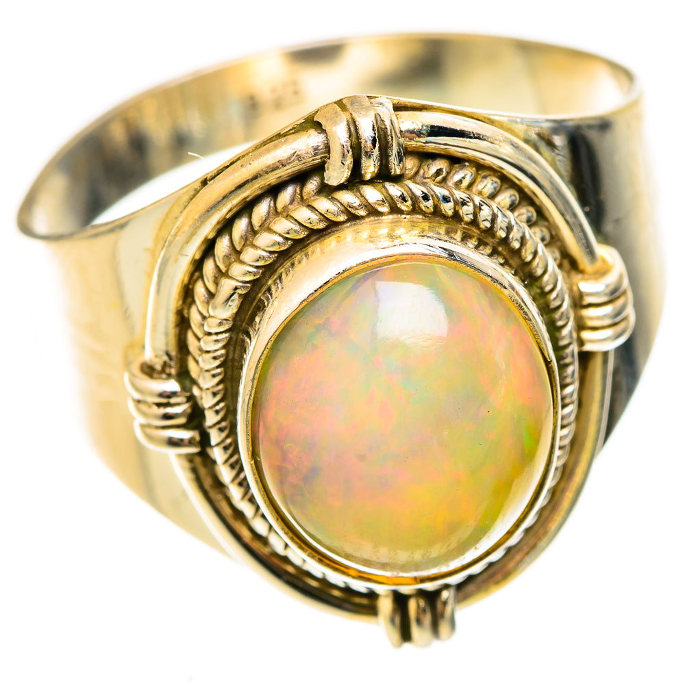 Ethiopian Opal Rings handcrafted by Ana Silver Co - RING123150 - Photo 2