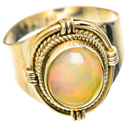 Ethiopian Opal Rings handcrafted by Ana Silver Co - RING123150 - Photo 2