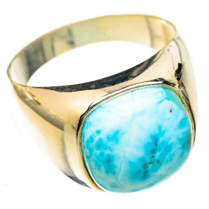 Larimar Rings handcrafted by Ana Silver Co - RING123154 - Photo 2