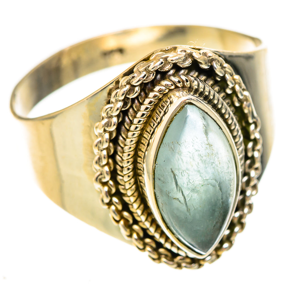 Aquamarine Rings handcrafted by Ana Silver Co - RING123156 - Photo 2