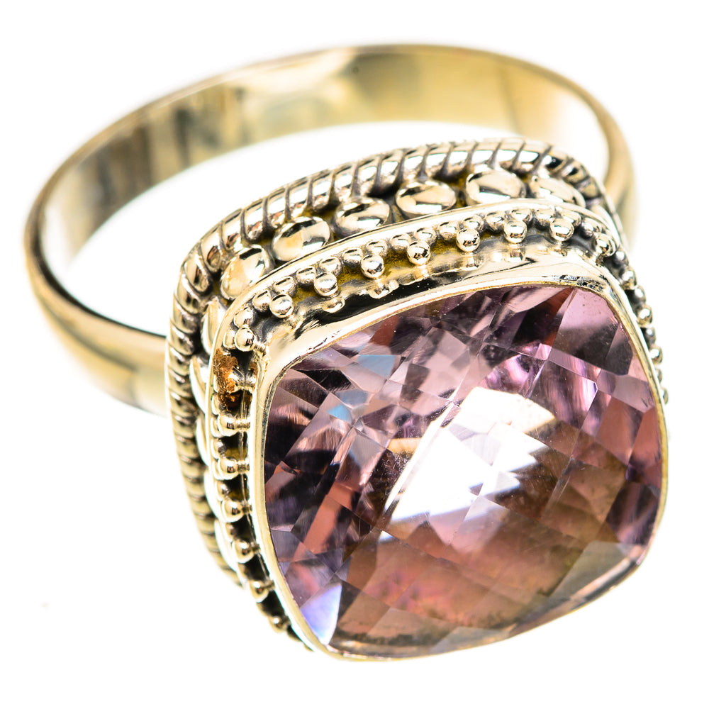 Pink Amethyst Rings handcrafted by Ana Silver Co - RING123164 - Photo 2