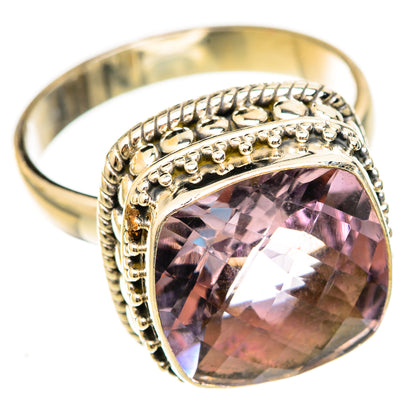 Pink Amethyst Rings handcrafted by Ana Silver Co - RING123164 - Photo 2