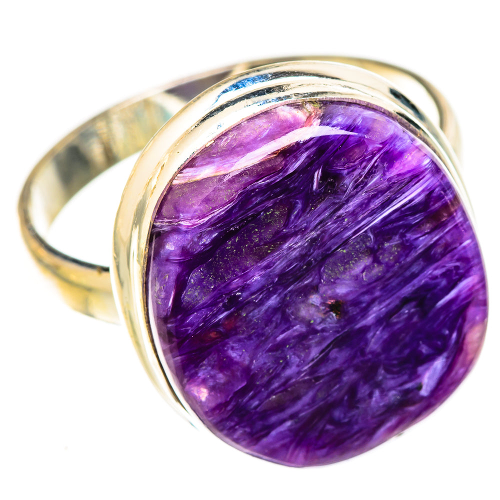 Charoite Rings handcrafted by Ana Silver Co - RING123165 - Photo 2