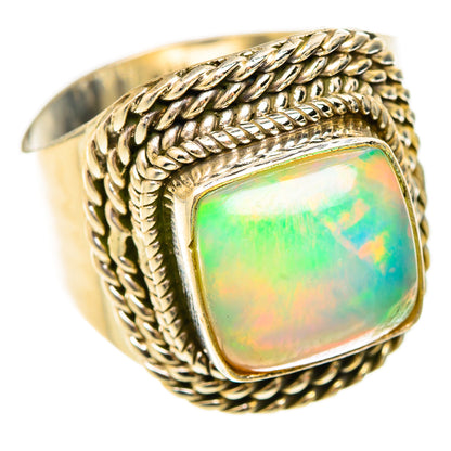 Ethiopian Opal Rings handcrafted by Ana Silver Co - RING123168 - Photo 2