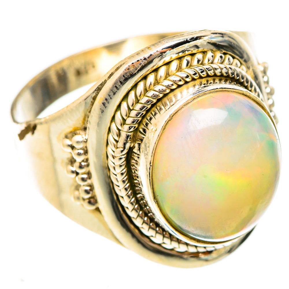 Ethiopian Opal Rings handcrafted by Ana Silver Co - RING123170 - Photo 2
