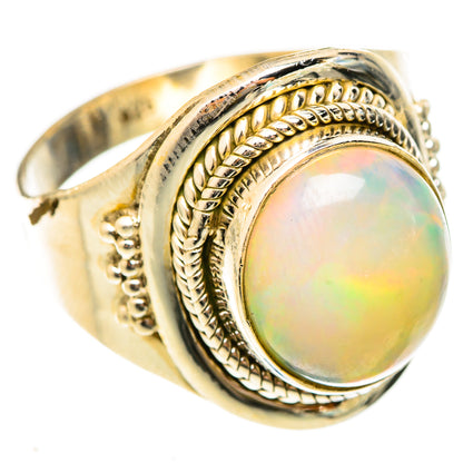 Ethiopian Opal Rings handcrafted by Ana Silver Co - RING123170 - Photo 2