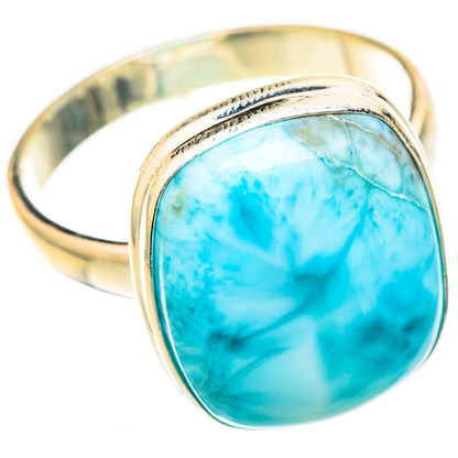 Larimar Rings handcrafted by Ana Silver Co - RING123176 - Photo 2