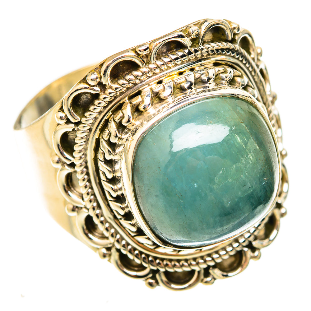 Aquamarine Rings handcrafted by Ana Silver Co - RING123178 - Photo 2