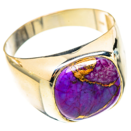 Purple Copper Composite Turquoise Rings handcrafted by Ana Silver Co - RING123182 - Photo 2