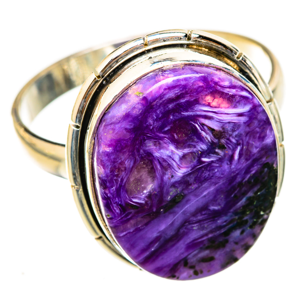 Charoite Rings handcrafted by Ana Silver Co - RING123183 - Photo 2