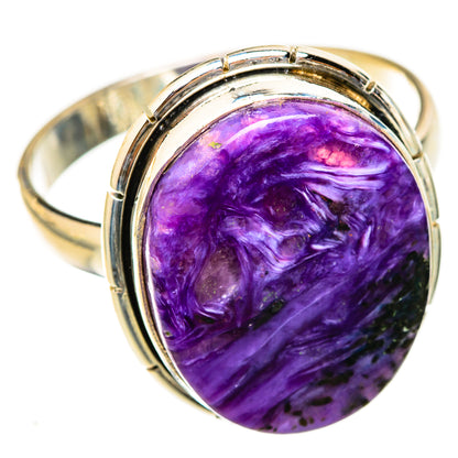 Charoite Rings handcrafted by Ana Silver Co - RING123183 - Photo 2