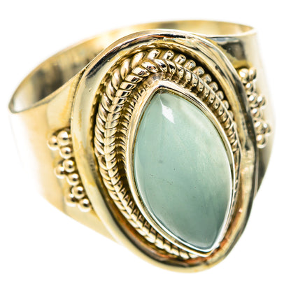 Aquamarine Rings handcrafted by Ana Silver Co - RING123195 - Photo 2